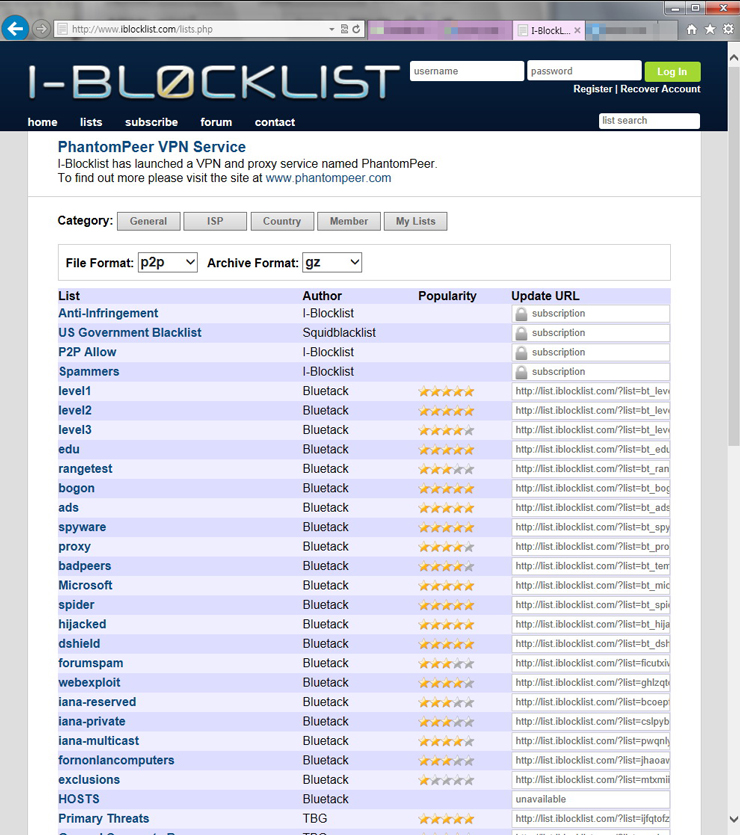 Peerblock의 기능과 세팅방법을 알아보자 - 알려진 유해한 피어들로부터 Privacy 지키기 2 : 네이버 블로그
