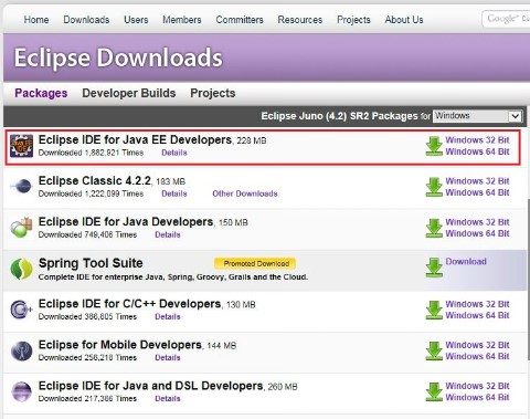 1. 이클립스(Eclipse IDE for Java EE Developers) 설치방법 : 네이버 블로그