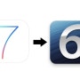 iOS7 에서 iOS6로 다운그레이드 하는 방법