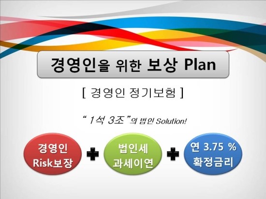 법인플랜 중의 하나인 비용처리 가능한 경영인 정기 보험 수정 네이버 블로그