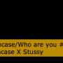 [ 인케이스/ Who are you #3 ] Incase X Stussy