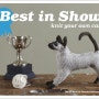 [하비앤레보]No.2 Best in Show: Knit your own cat - Sally Muir and Jo Osborne / 고양이인형 / 손뜨개인형 / 니트북 / 영국 디자이너