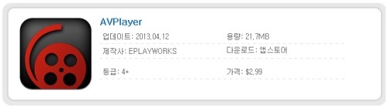 무인코딩 동영상 재생 앱 'AVPlayer' : 네이버 블로그