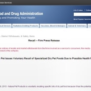 (2013. 06. 18.)FDA 내추라펫 2013년 4번째 추가리콜