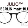 줄리오 안경 베를린 검정무광 / JULIO BERLIN matt-BLK / 올리브안경원