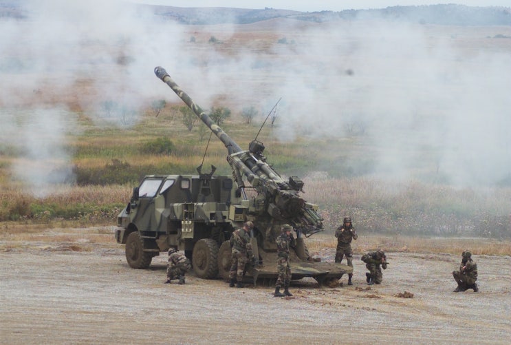 Caesar 155mm Self-Propelled Howitzer ( 케사르 155mm 차륜자주포 ) : France : 네이버 블로그