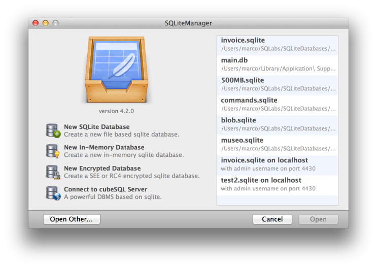 [Cross-Platform][Database] SQLiteManager - SQLite 데이터베이스를 위한 강력한 관리 도구 ...