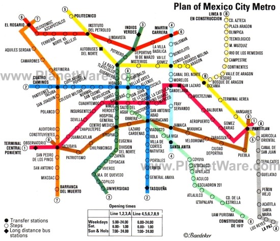 Mexico City Metro Map : 네이버 블로그