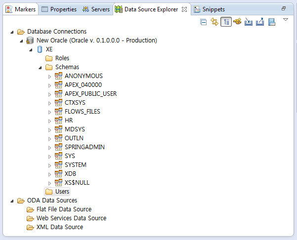 [5] Eclipse 와 DB연동 - Data Source Explorer에 DataBase Connetions 등록하기 ...
