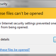 윈도우 7 - 인터넷 보안 설정으로 인해 하나 이상의 파일을 복사할 수 없습니다. 해결법