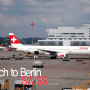 [유럽여행/취리히] 취리히-베를린 구간 스위스 국제 항공사 SWISS 탑승기&소개 / 루프트한자 독일항공
