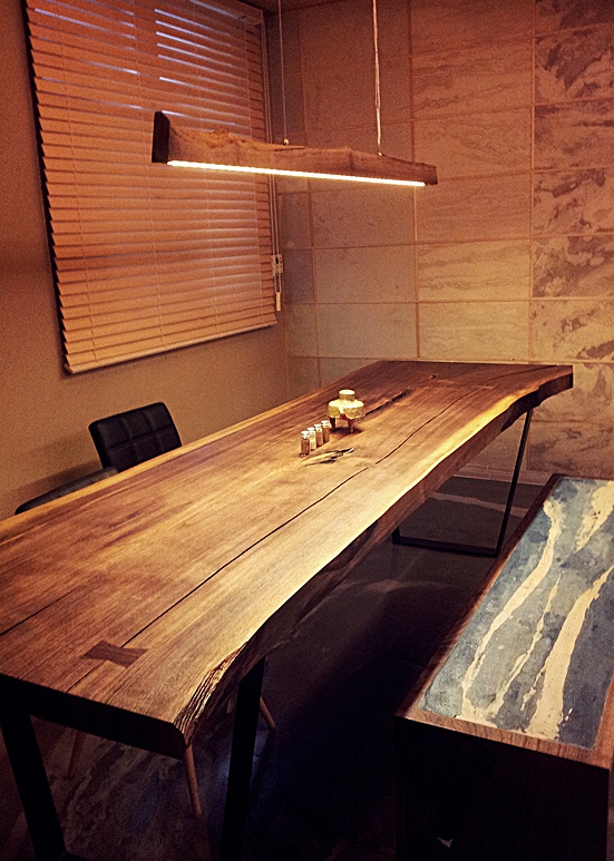 live edge led (walnut) : 네이버 블로그