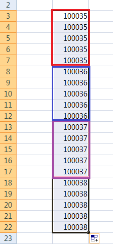 [Excel/엑셀] 행(ROW)단위 증가 함수식. : 네이버 블로그