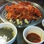 구월동 새마을식당 열탄불고기+7분돼지김치찌개