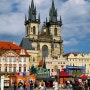 프라하 여행, 둘째날-7, 구 시가지 광장(Old Town Square), 틴성당, Praha (Prague) tour, 2nd day-7, Church of Our Lady before Týn, June, 2008