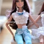 White Blouse & Blue Pants Barbie~ 시원한 의상의 바비 옷입니다 :)