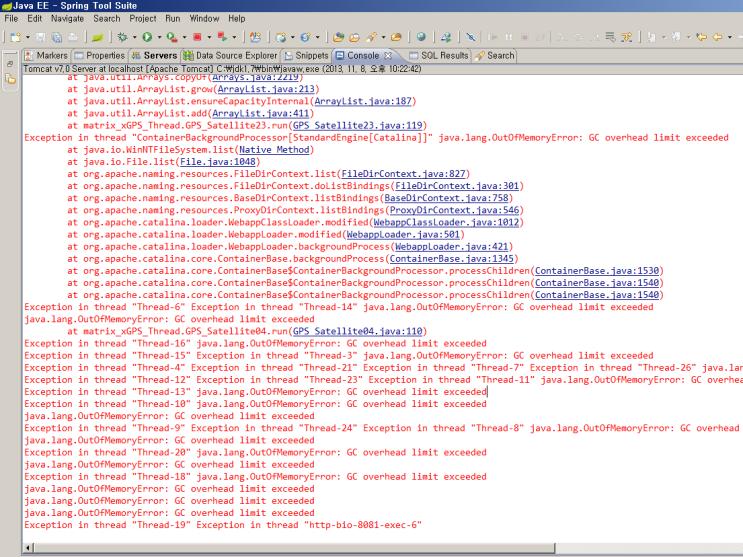 힙 스페이스 에러 java.lang.OutOfMemoryError: Java heap space 대처법 : 네이버 블로그