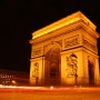 파리를 상징하는 대표적인 명소! 개선문의 멋진 야경사진