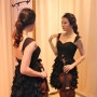 LBM101501713 / Black Chiffon Ruffle Mini Dress - 블랙 쉬폰 러플 미니드레스 [드레스 판매, 대여] / ELDAMIKA
