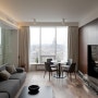 elegant apartment / located in Moscow