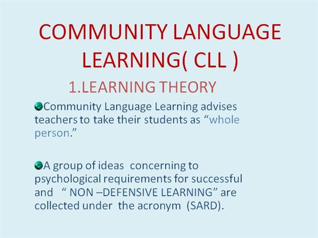 community language learning
