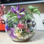 [꽃화병/꽃장식] fishbowl/피쉬볼 (클레마티스, 카네이션, 장미, 파블로, 알스트로메리아, 옥시, 아이리스)