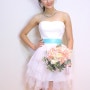 WTM042901213 / White Tulle Mini Dress - 화이트 튤 미니드레스 [드레스 판매, 대여] -셀프웨딩 / ELDAMIKA