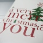 귀엽고 아기자기한 크리스마스 카드로 마음을 표현했어요 :)