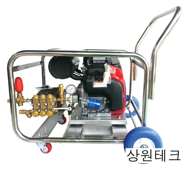 상원테크 블루클린 / [혼다 엔진식 냉수 고압세척기] HHP350SR GX660 26마력 VTWIN 아노비 SXWA 5.5G