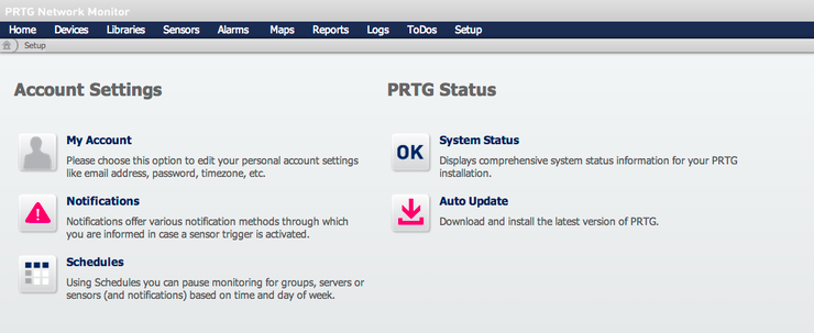 PRTG, Auto Update Service : 네이버 블로그