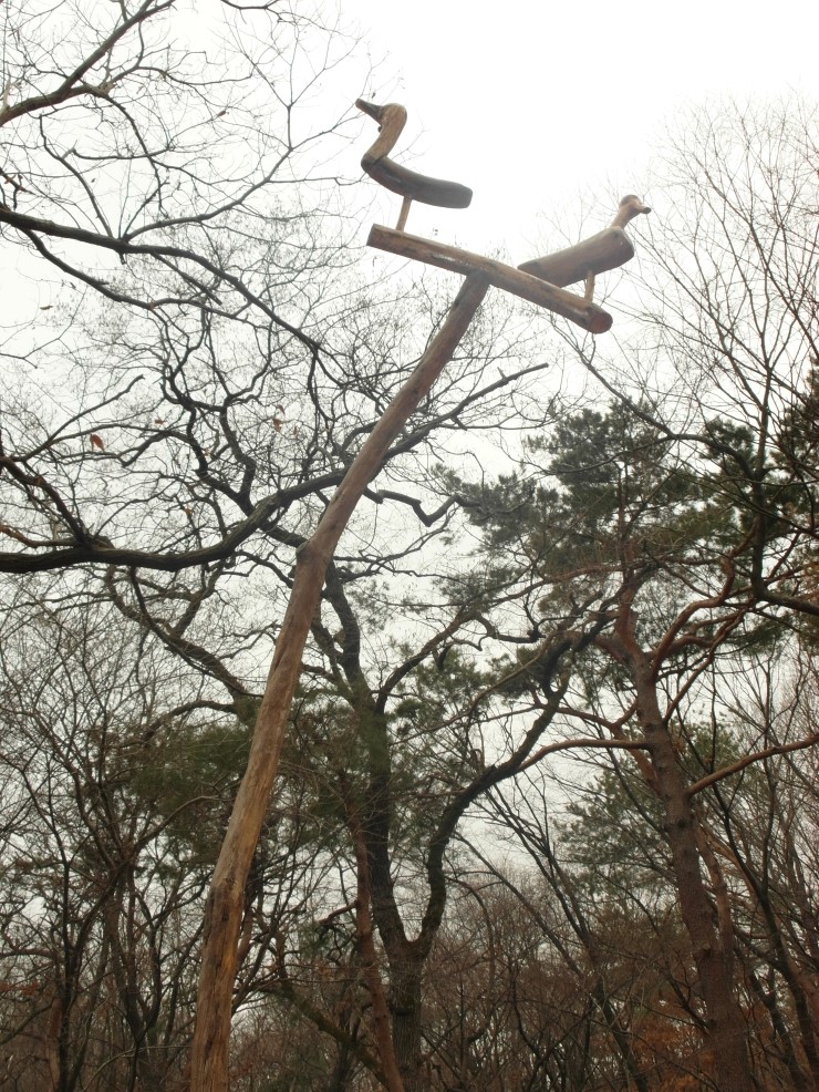마을 수호신 및 경계의 상징..........솟대 : 네이버 블로그