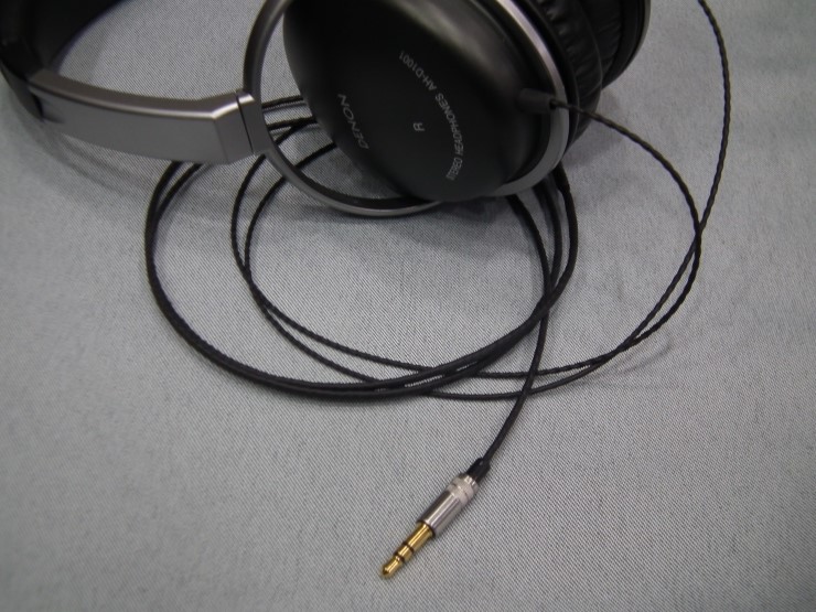 데논헤드폰 단선 고장 수리 AS, DENON AH-D1001, 동은합금케이블[블랙]로 교환 수리 : 네이버 블로그
