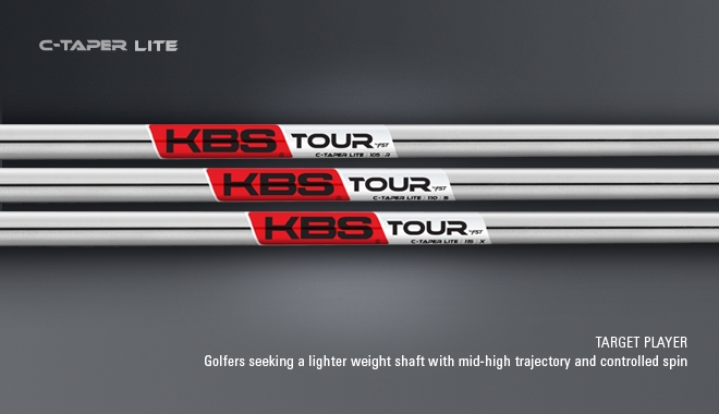 KBS C-Taper Lite 115X 3-PW + 2 - Shafts De Fer Acier Neufs Faible Rotation 400