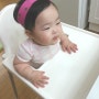 YulA's 6월의 어느날 - 9개월 아기, 아기 간식 (사과퓨레, 체리)