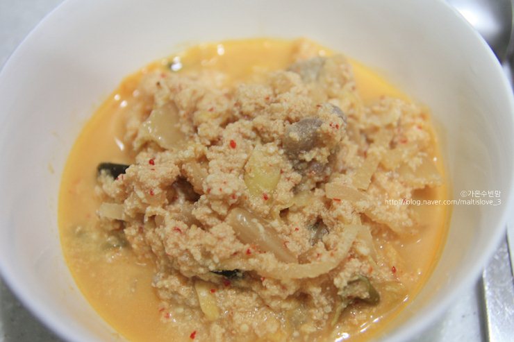 콩비지찌게 만들기, 추억의 비지찌게 맛있게 만드는 법 : 네이버 블로그