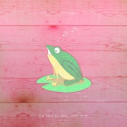 [하루하나 일러스트] Sleeping Series No.7 : Frog