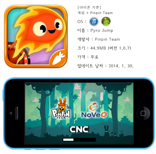 Pyro Jump : 간단한 조작이 돋보이는 아기자기한 게임 : 네이버 블로그