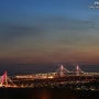 인천대교 야경 (동춘터널) S라인 - 송도신도시
