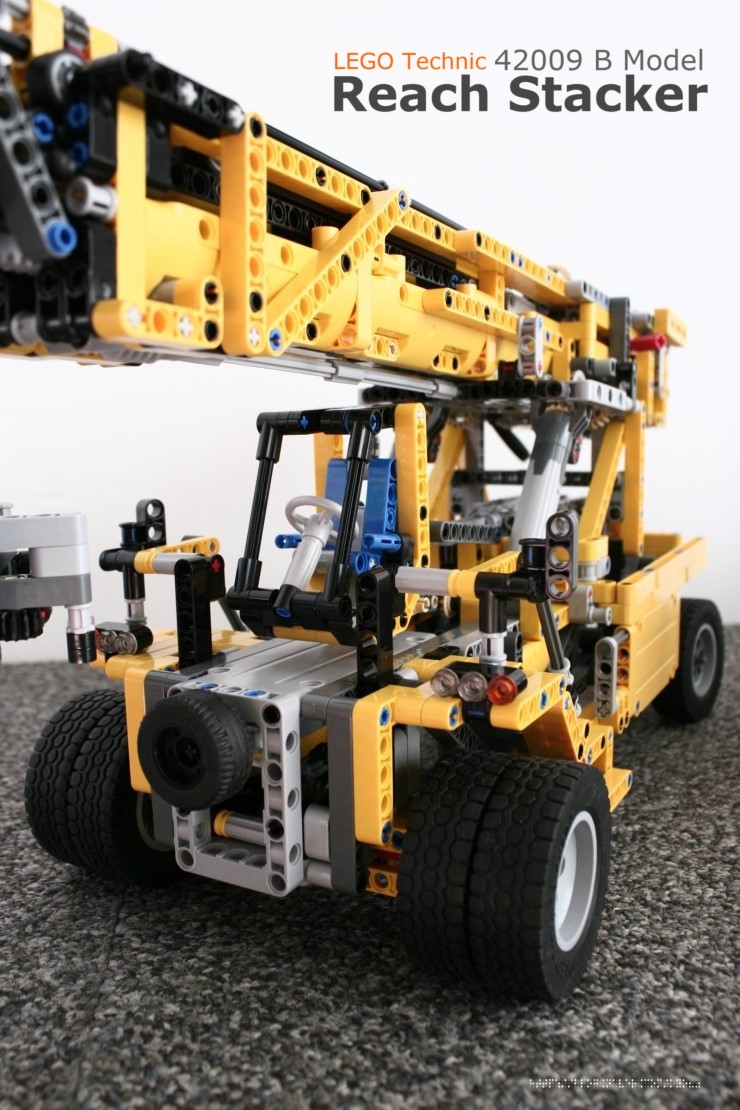 레고 테크닉 42009 B Model 리치스태커 리뷰 part.1 : 네이버 블로그