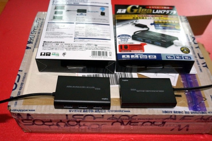 Logitec 有線lanアダプタ Usb3 0 Usb Hub付 Lan Gtju3h3 개봉 및 테스트 결과입니다 네이버 블로그