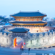 한국에서 가장 큰 성문 :: 수원화성 장안문 (북문) 야경, 파노라마