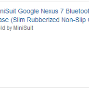 넥서스 7 키보드 케이스 - MiniSuit Google Nexus 7 Bluetooth Keyboard Stand Case (Slim Rubberized Non-Slip Grip Back)