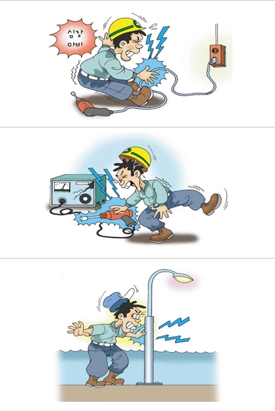 감전사고 재해상황도 : 네이버 블로그