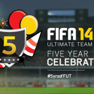 <FIFA14>5주년 기념 5가지 팩이 공짜!