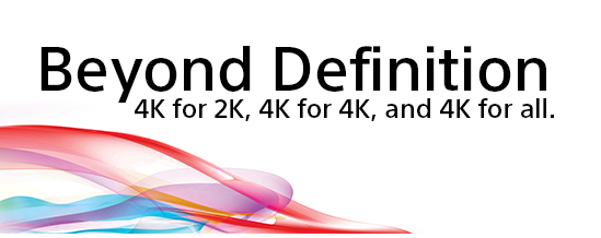 Sony Says 4K for 2K, 4K for 4K, and 4K For All at NAB 2014(영문) : 네이버 블로그
