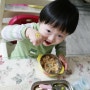 28개월아기식단★아기반찬 - 깍두기반찬 그리고 콩나물밥 잘먹어요!