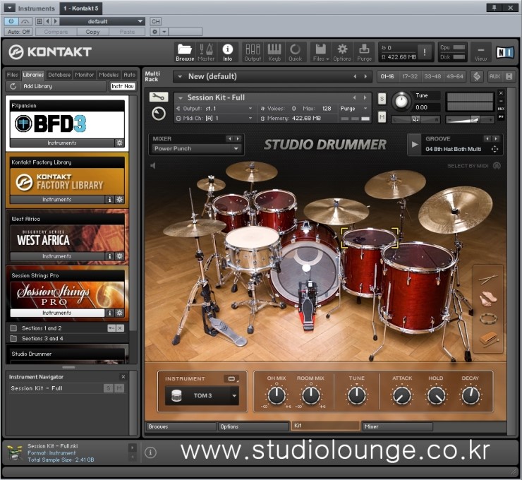  Instruments - Studio Drummer (Drums - Kontakt Sample) : 네이버 블로그