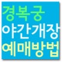 경복궁 야간개장 예매방법&예약, 서울 저녁 야경데이트 추천