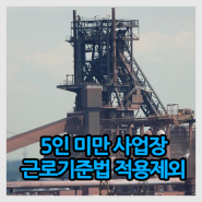 5인미만사업장 근로기준법 적용제외