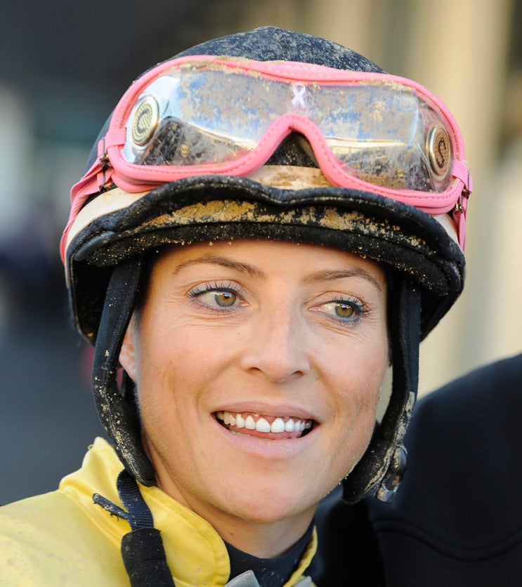 Jockey Chantal Sutherland. 